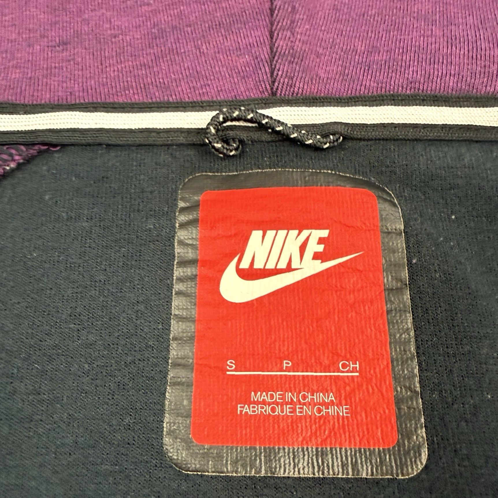 Nike Nike Tech Jacket Womens Small Purple Full Zip Hooded Fleece Cape Sportswear Jacket Size S / US 4 / IT 40 - 6 Thumbnail
