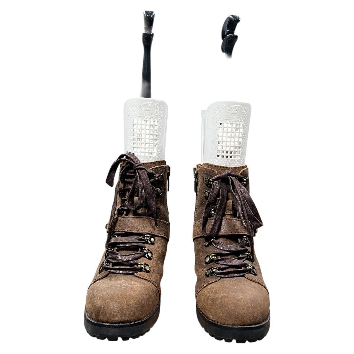 Ugg UGG Australia Fritzi Chipmunk Leather Lace Up Biker Boots W’ Size US 8.5 / IT 38.5 - 2 Thumbnail