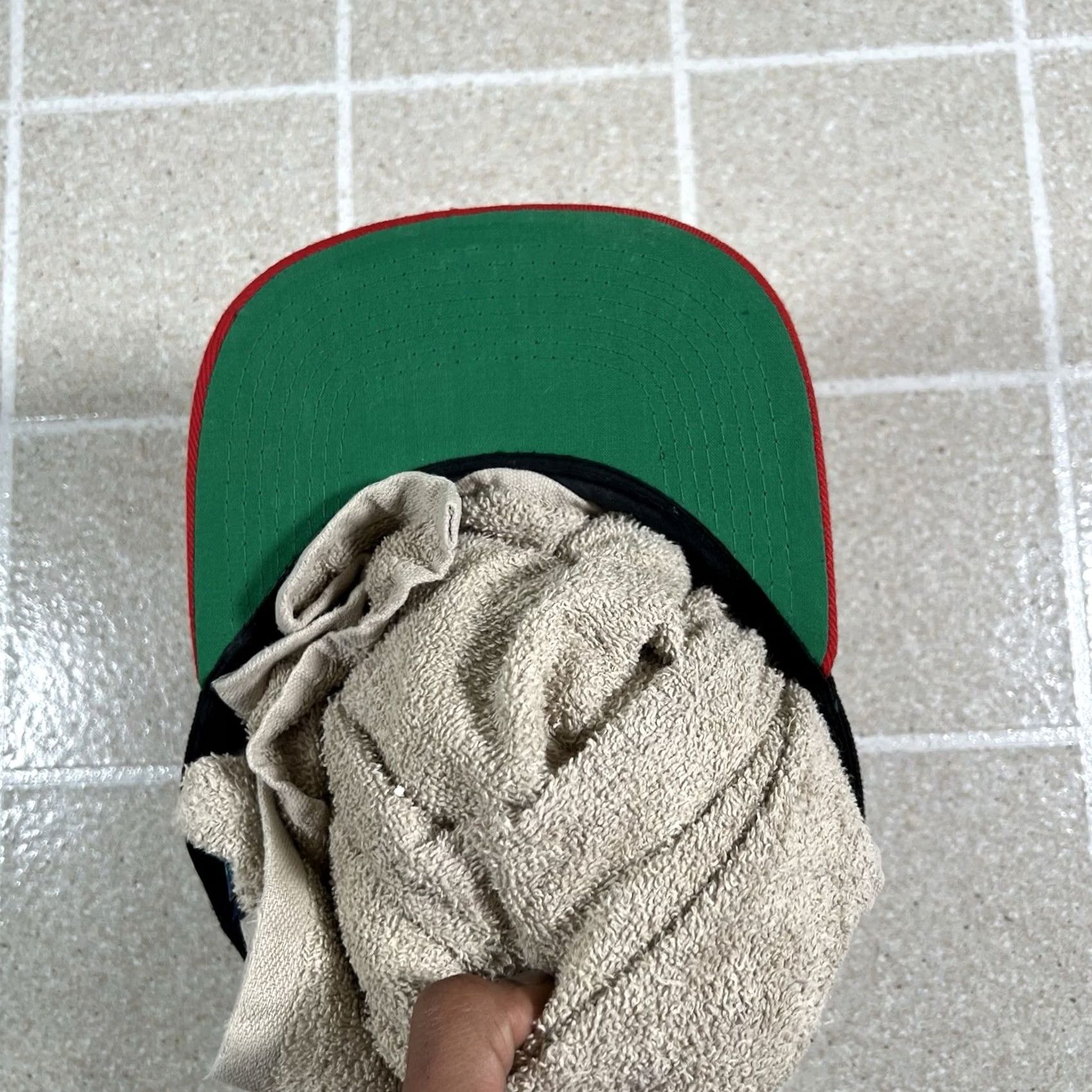 Vintage VINTAGE Chicago Bulls Captech Custom Snapback Cap Men One Size Black Snapback Mens Size ONE SIZE - 5 Thumbnail