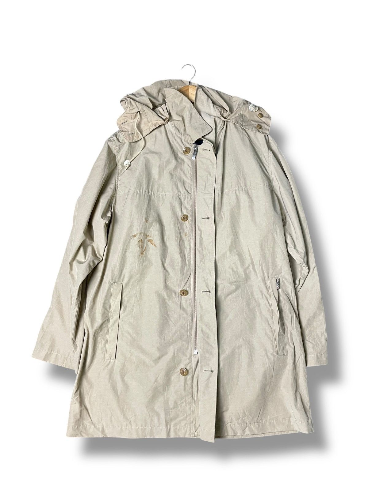 Burberry × Japanese Brand × Vintage Vintage Burberry London Nylon Cotton Coat (115) Size US L / EU 52-54 / 3 - 1 Thumbnail