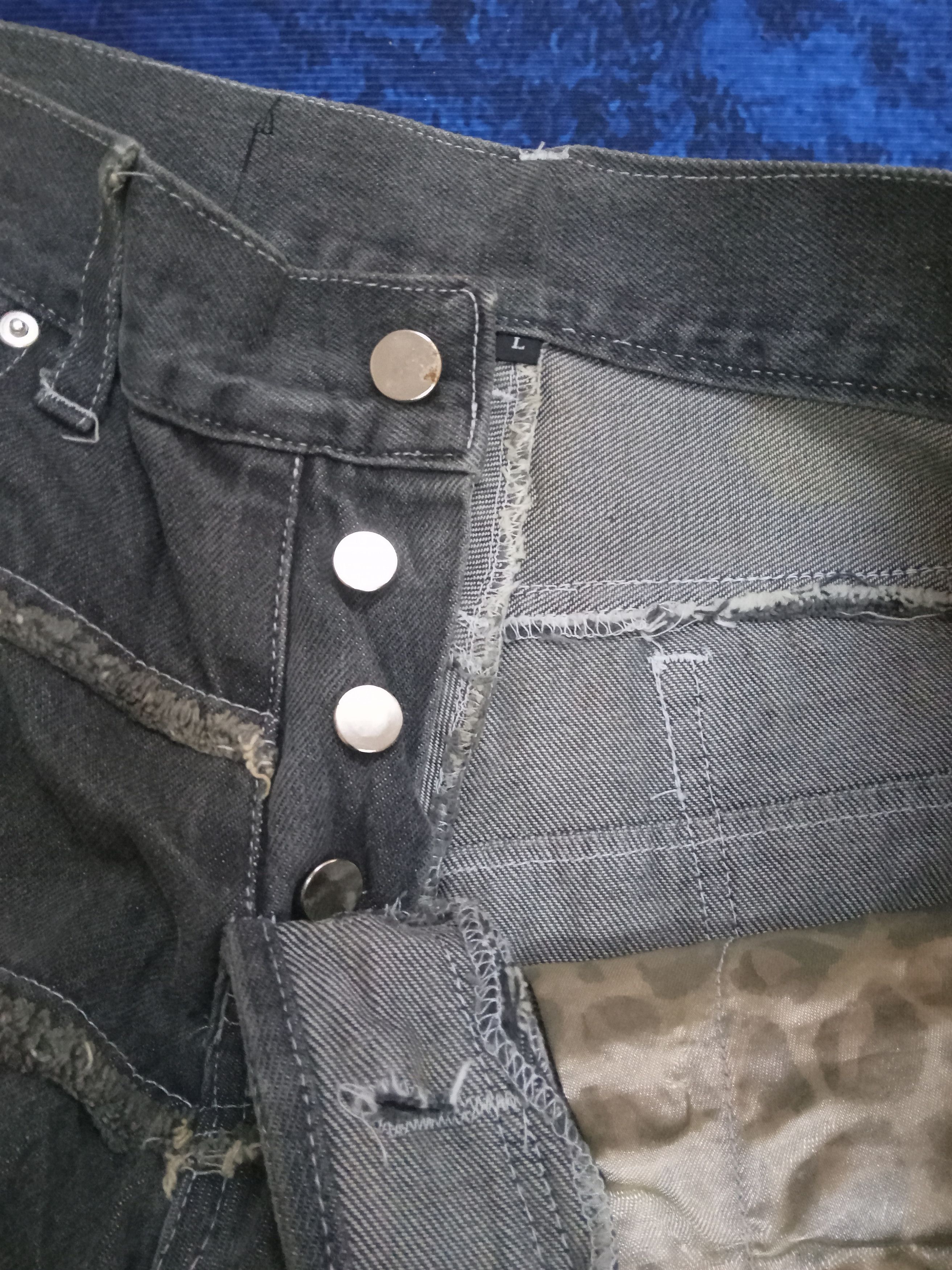 Japanese Brand Hiderock Design Hagi Rare Jeans Size US 35 - 6 Thumbnail
