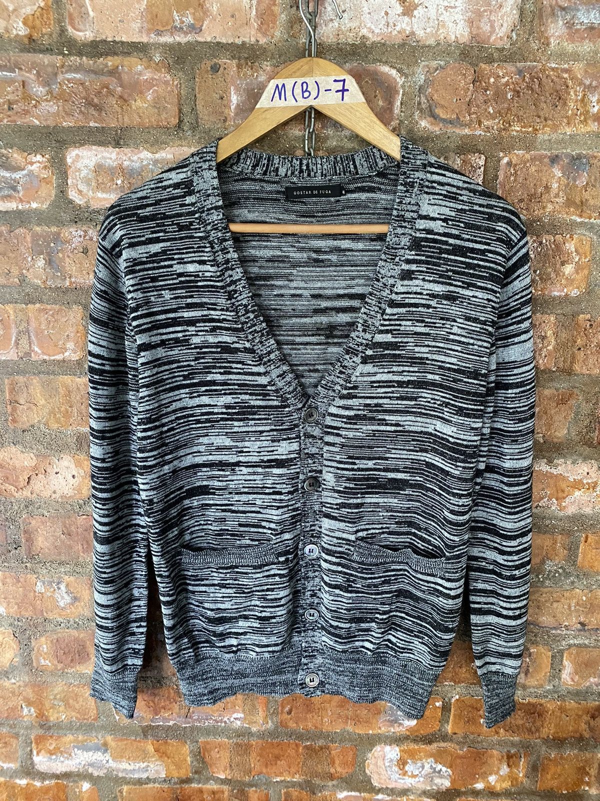 GOSTAR DE FUGA 2000s FUGA Marble Jacquard cardigan Size US S / EU 44-46 / 1 - 2 Thumbnail