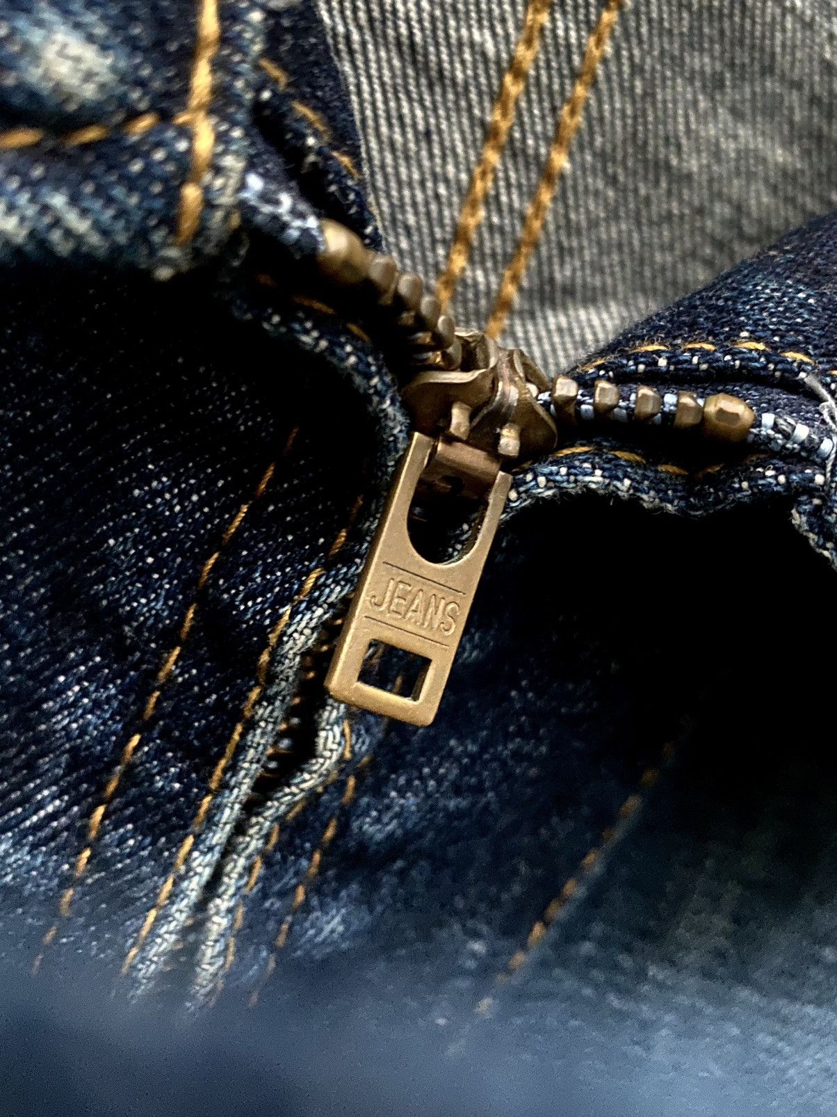 Japanese Brand × Uniqlo × Vintage 🇯🇵Uniqlo Vintage Denim Zipper Jacket🇯🇵 Size US L / EU 52-54 / 3 - 6 Thumbnail
