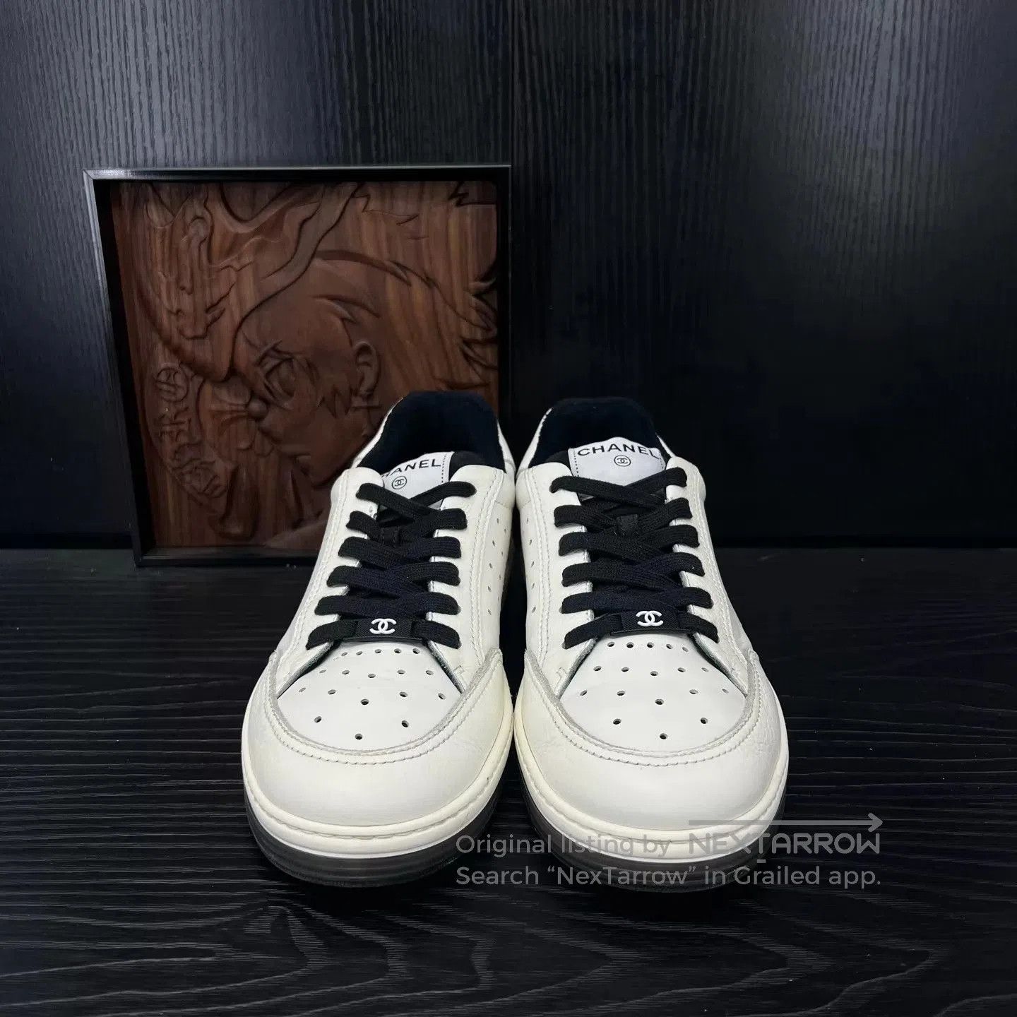 Chanel White Low-Top Sneakers Size 7. Size US 7 / EU 40 - 5 Thumbnail