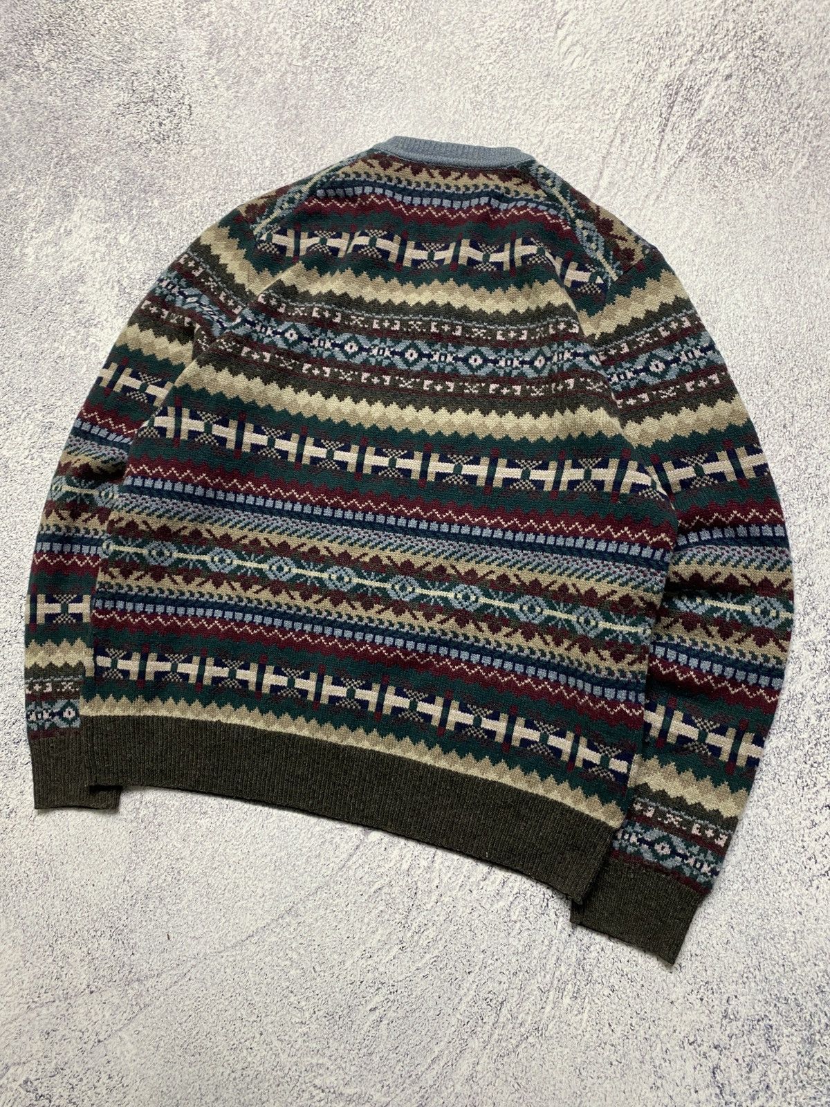 Brooks Brothers × Vintage Vintage Brooks Brothers V Neck Merino Wool Knit Sweater Size US M / EU 48-50 / 2 - 6 Thumbnail
