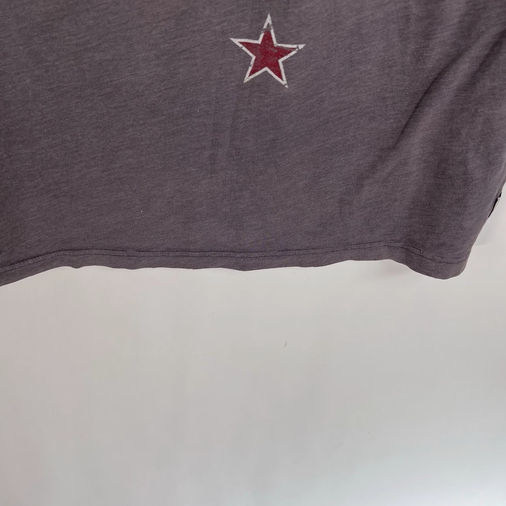 Affliction Affliction Shirt Mens XL Gray American Fighter 74 AOP Flag Crew Neck Short Sleeve Graphic Print Logo Vintage: No Size US XL / EU 56 / 4 - 6 Thumbnail