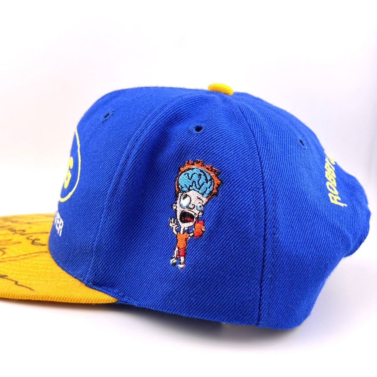 Vintage Vtg 90s Robby Unser Signed Team Cheever IndyCar Wool Hat Size ONE SIZE - 3 Thumbnail