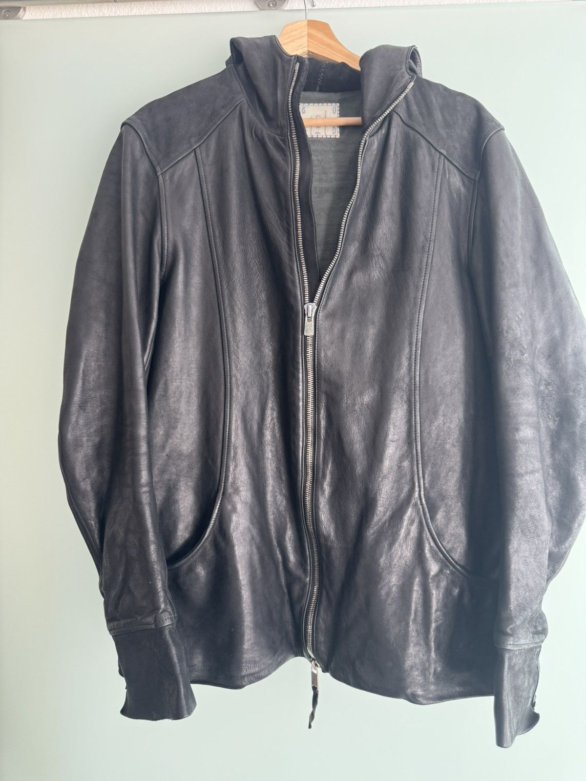 Guidi Guidi x Layer-0 Leather Jacket CBM-BLKT Size US L / EU 52-54 / 3 - 1 Thumbnail
