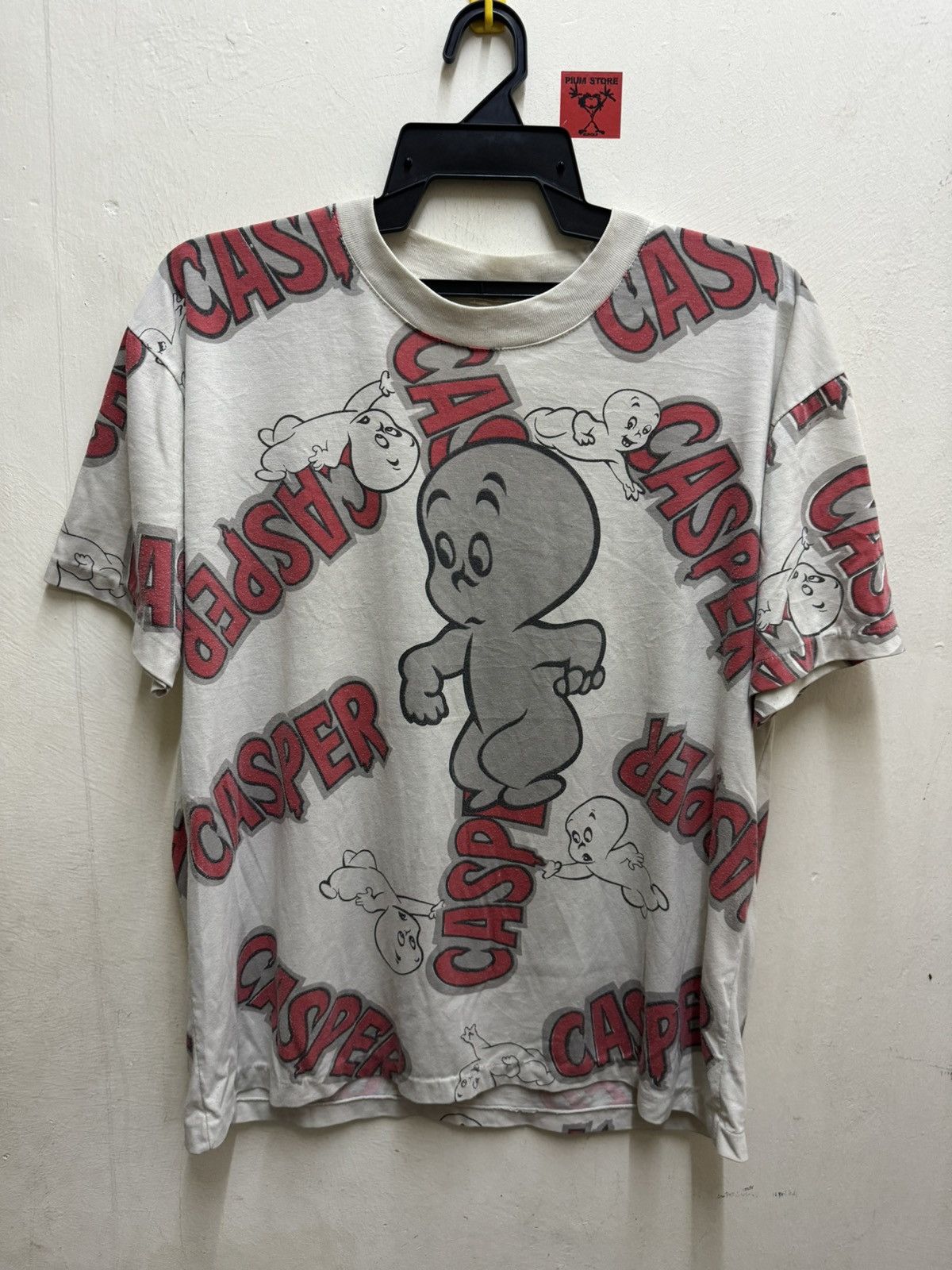 image of Movie x Tee Vintage Casper in White, Men's (Size Large)