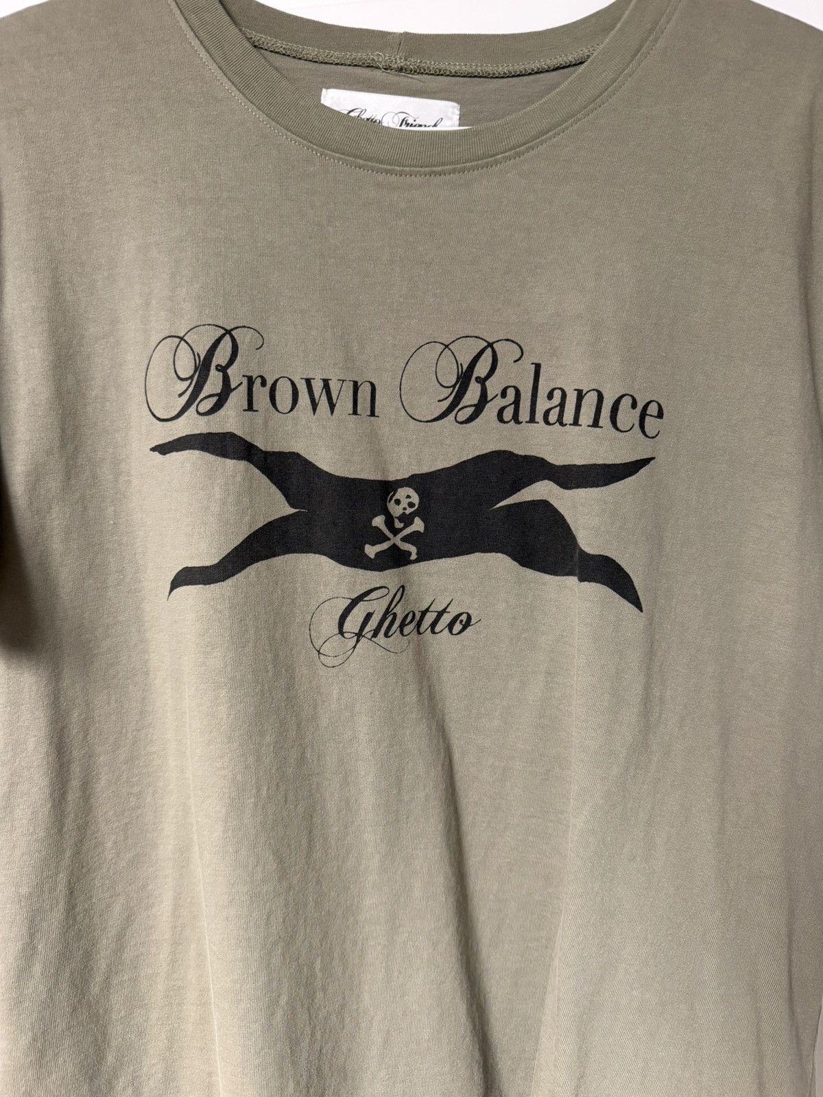 Other Ghetto Friends size large brown balance tee Size US L / EU 52-54 / 3 - 2 Thumbnail