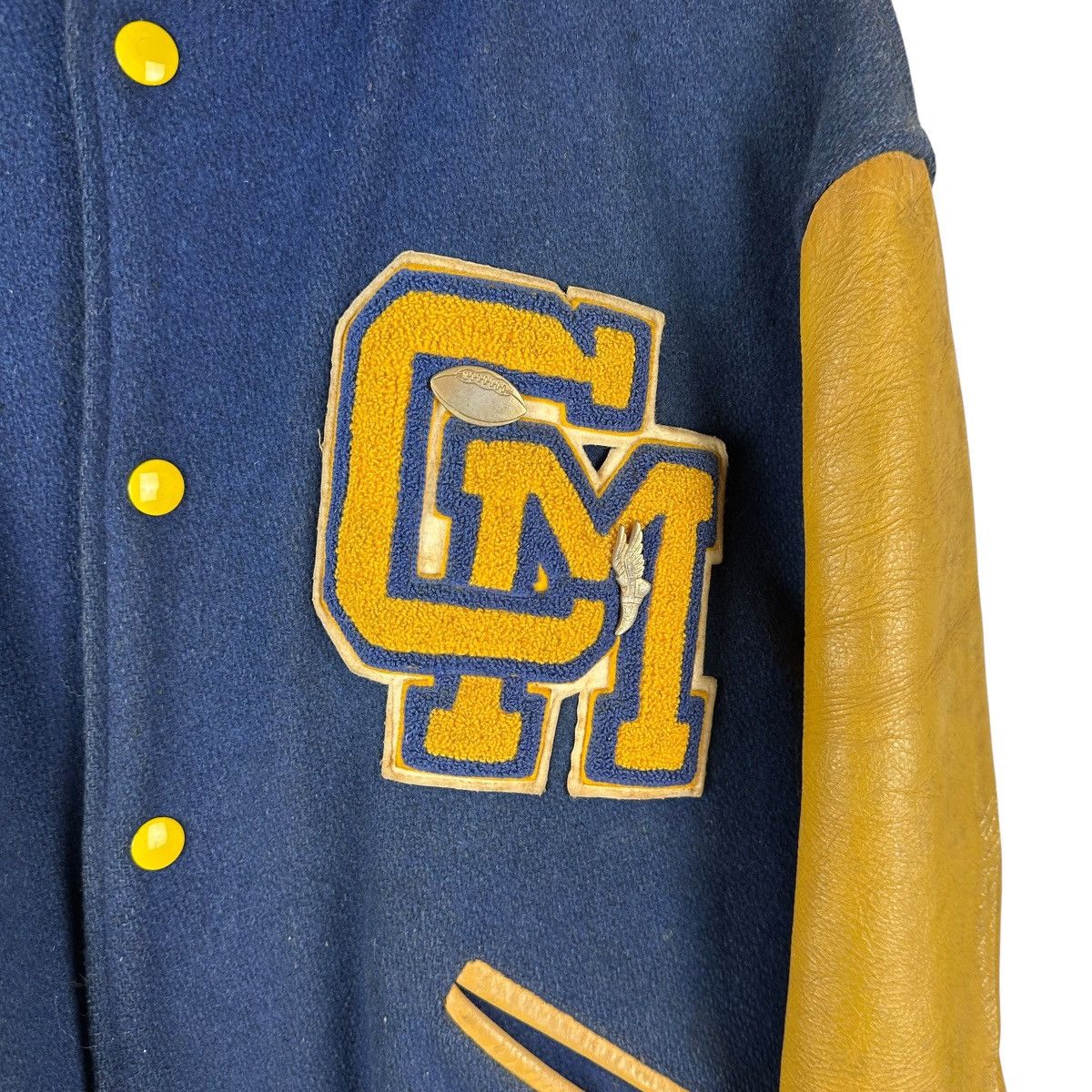 Vintage Vintage 60s Butwin CM School Letterman Varsity Jacket Size US M / EU 48-50 / 2 - 3 Thumbnail