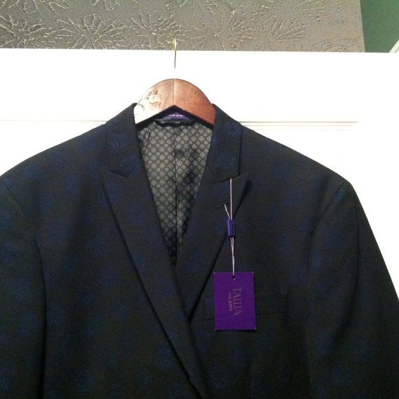 Tallia TALLIA MENS NEW PLYSTR BLEND EVENING SOIREE JACKET SIZE: L Size 42R - 2 Thumbnail