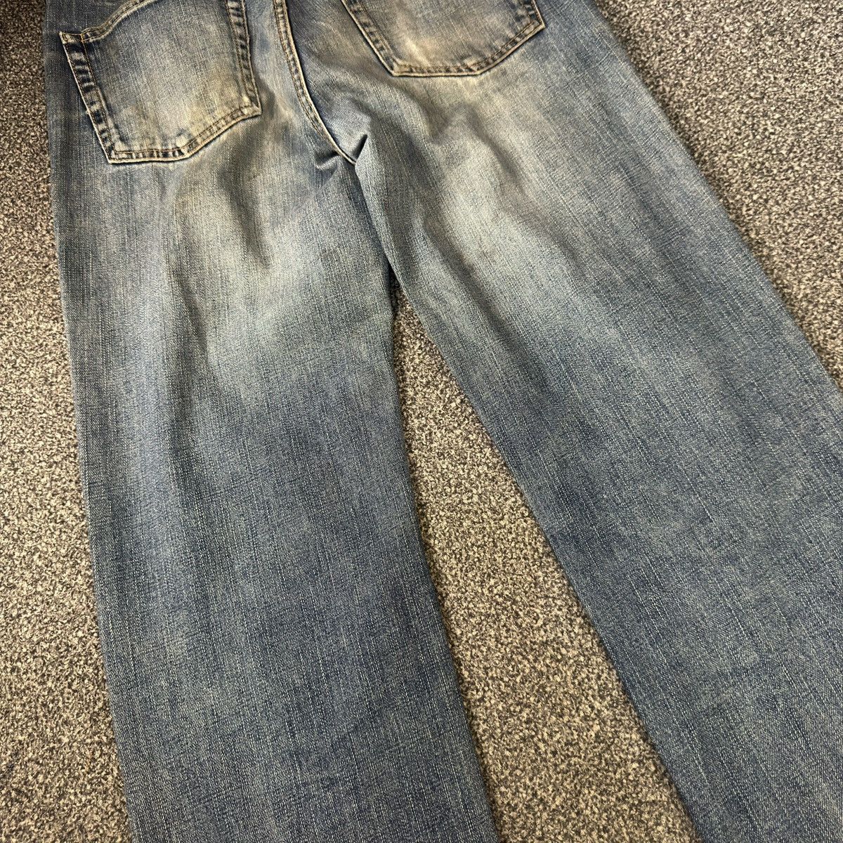 Undercover × Uniqlo 🔥🇯🇵 Vintage 90s S002 Uniqlo Dirty Distressed Jeans Denim Size US 31 - 8 Thumbnail