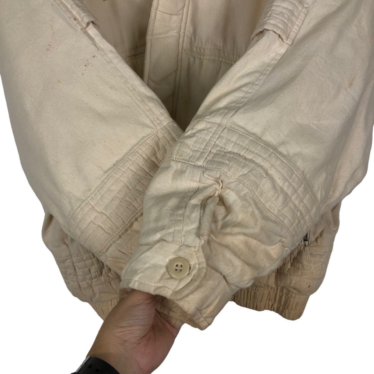 Japanese Brand 90s Vintage Bomber Jacket Parachute Bondage Design Mcgregor Size US M / EU 48-50 / 2 - 12 Thumbnail