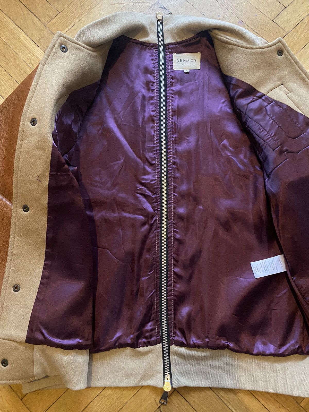 Other Vintage (di)vision Split Wool Bomber Jacket Size US M / EU 48-50 / 2 - 8 Thumbnail