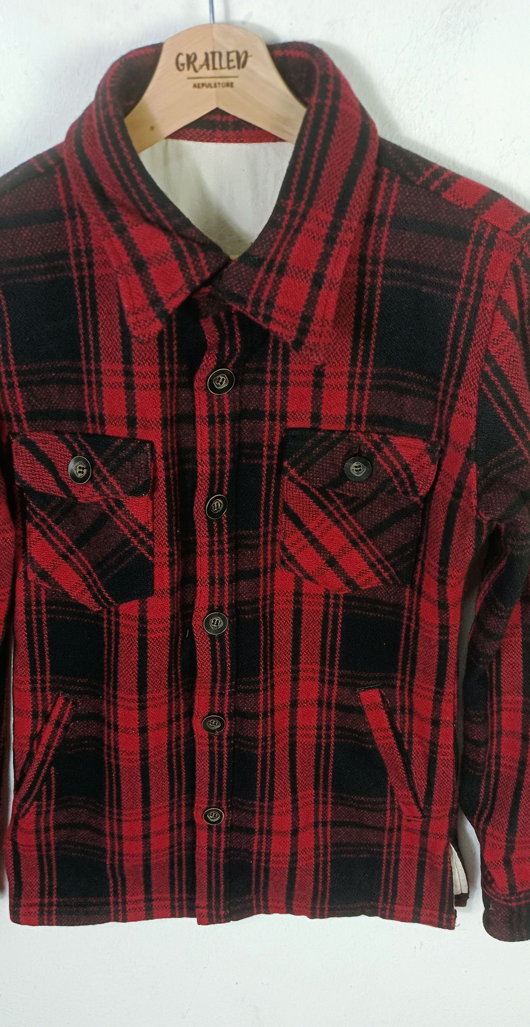 If Six Was Nine Virtue & Vice Wool Button ifisixwasnine lgb Jacket Size US S / EU 44-46 / 1 - 5 Thumbnail