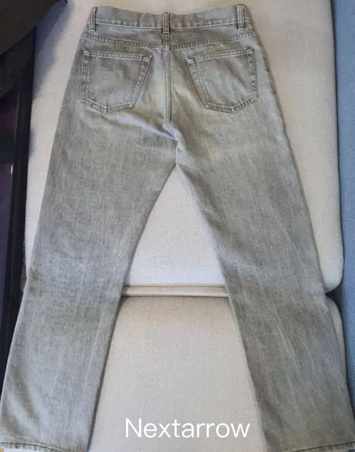 Helmut Lang Helmut Lang 90s Light Grey Jeans 2412-Nextarrow Size US 30 / EU 46 - 2 Thumbnail