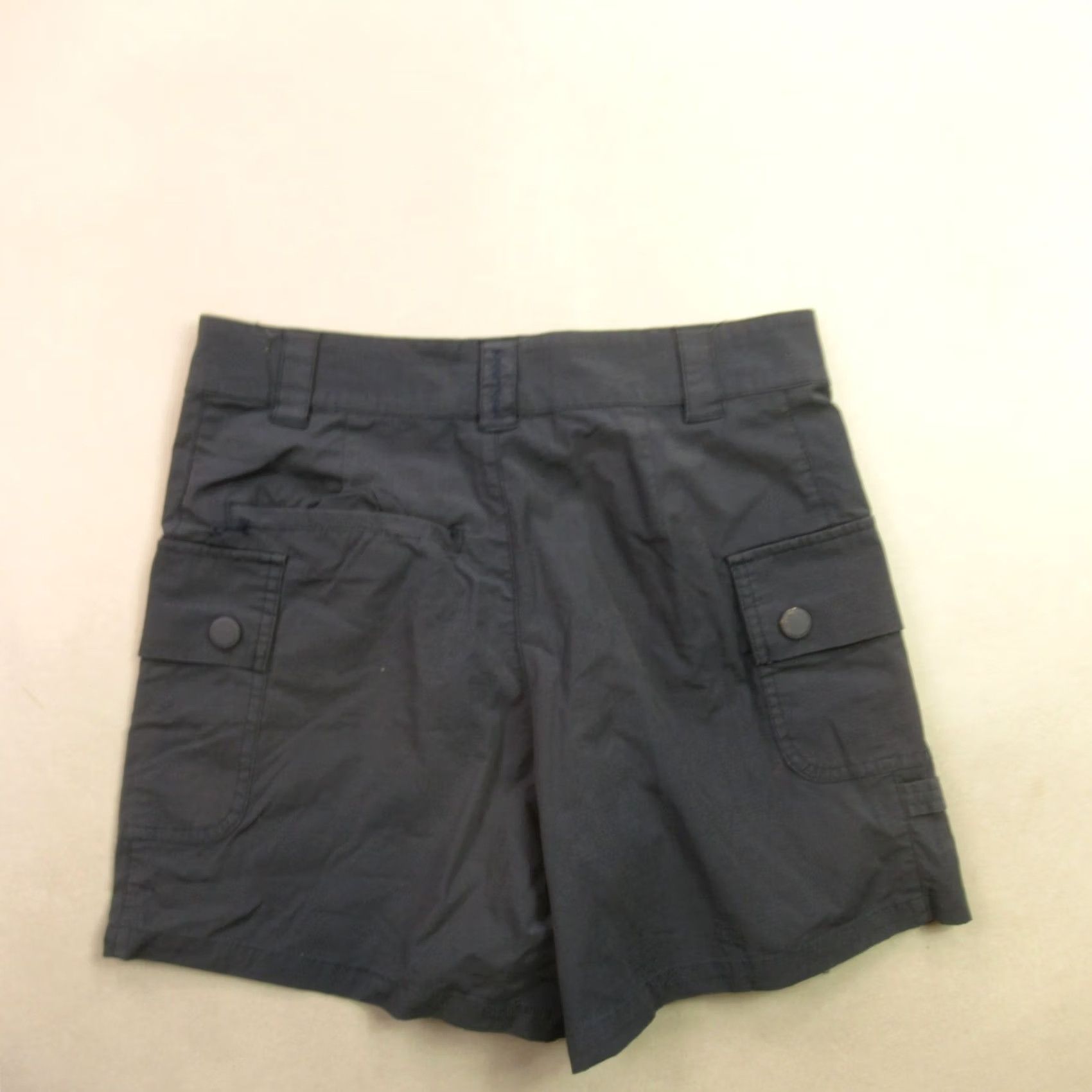 Vintage Kari Traa Women's Small Chino Shorts Gray Pockets Casual Outdoor Hiking Lightweight Size 28" / US 6 / IT 42 - 4 Thumbnail