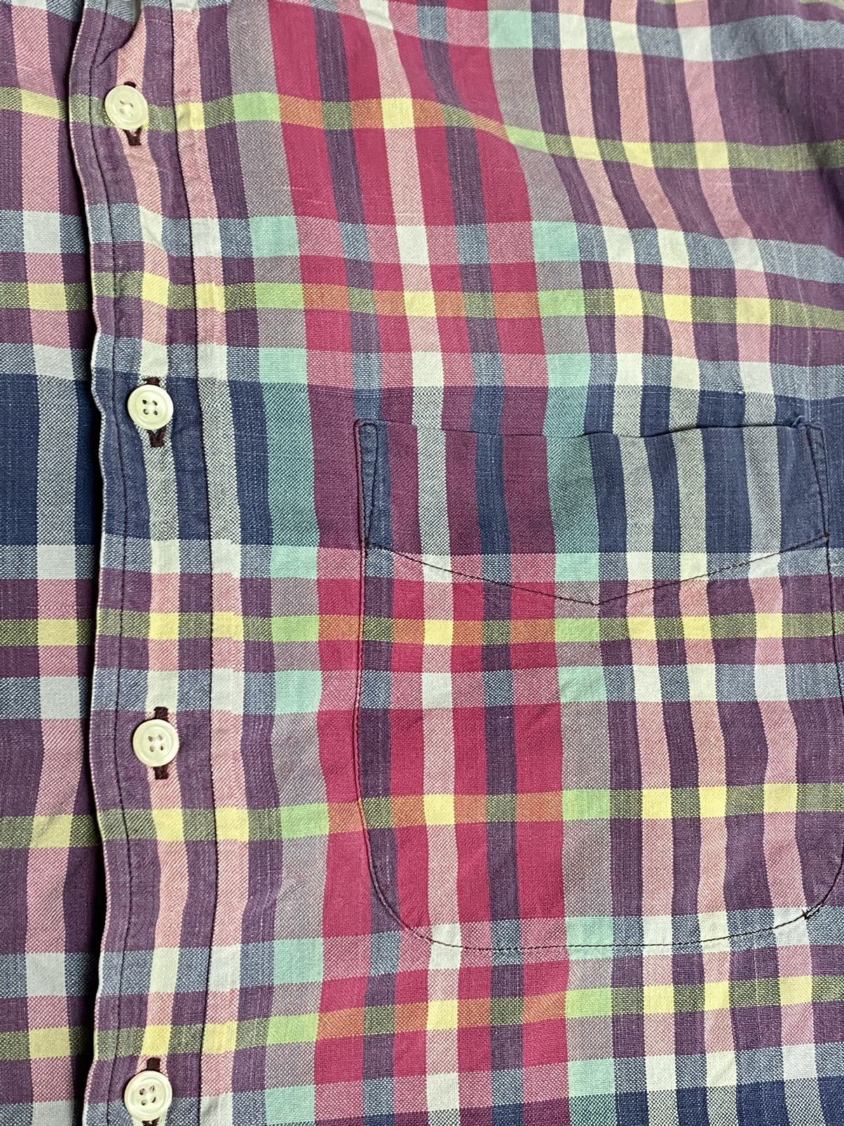 Dockers Vtg 90s Dockers Levi’s Shirt M Plaid Short Sleeve Button Up Size US M / EU 48-50 / 2 - 5 Thumbnail