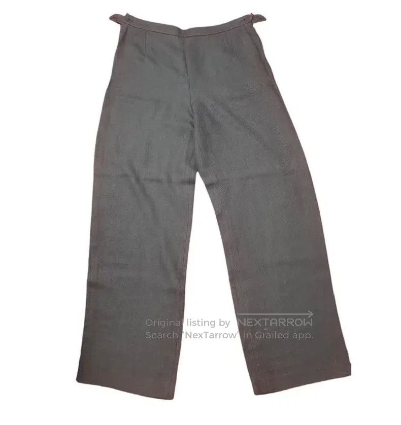 Hermes Hermes Margiela 100% Wool Linen H-Button Pants Size 27" / US 4 / IT 40 - 1 Thumbnail