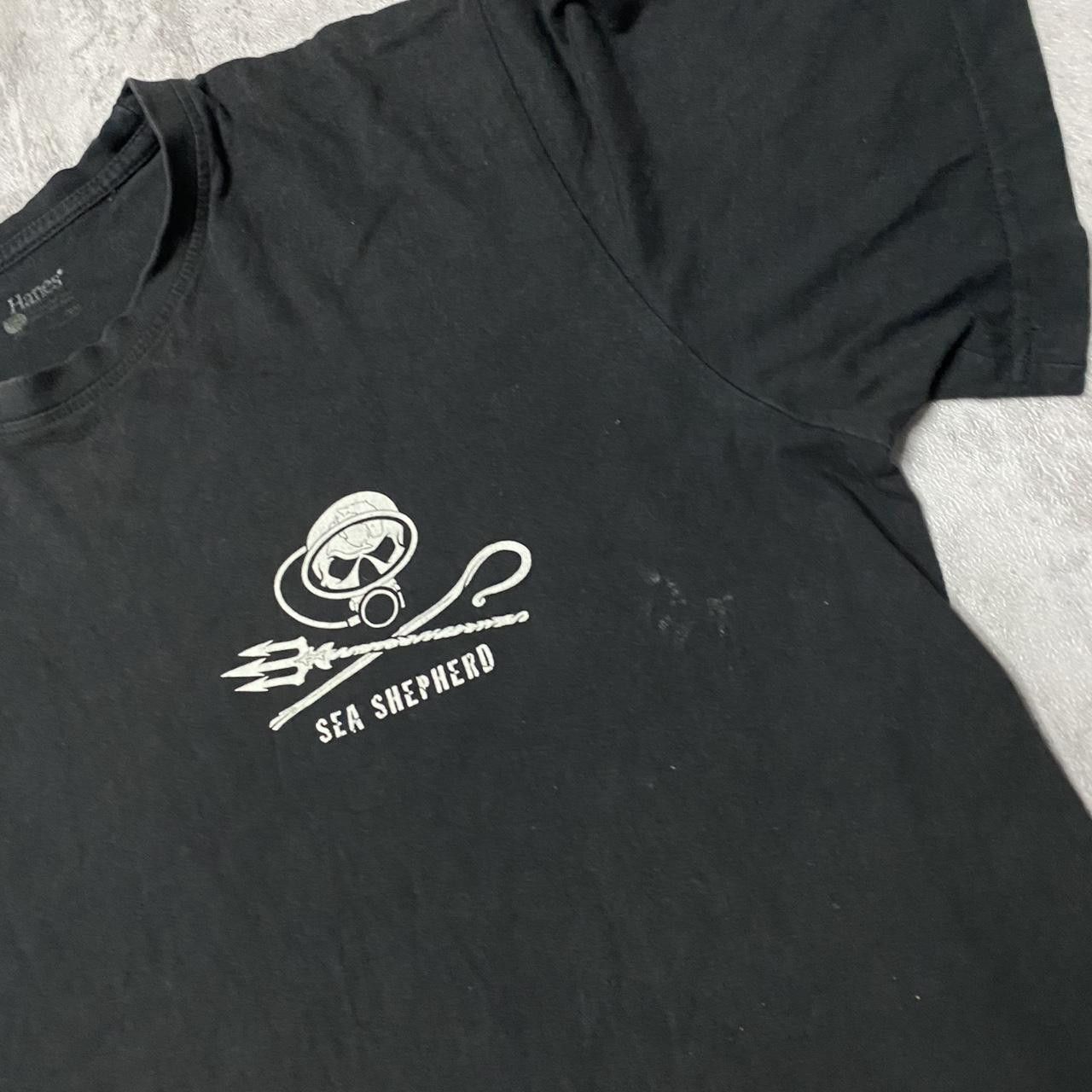 Other Black & white Sea Shepherd cotton tee Size US L / EU 52-54 / 3 - 3 Thumbnail