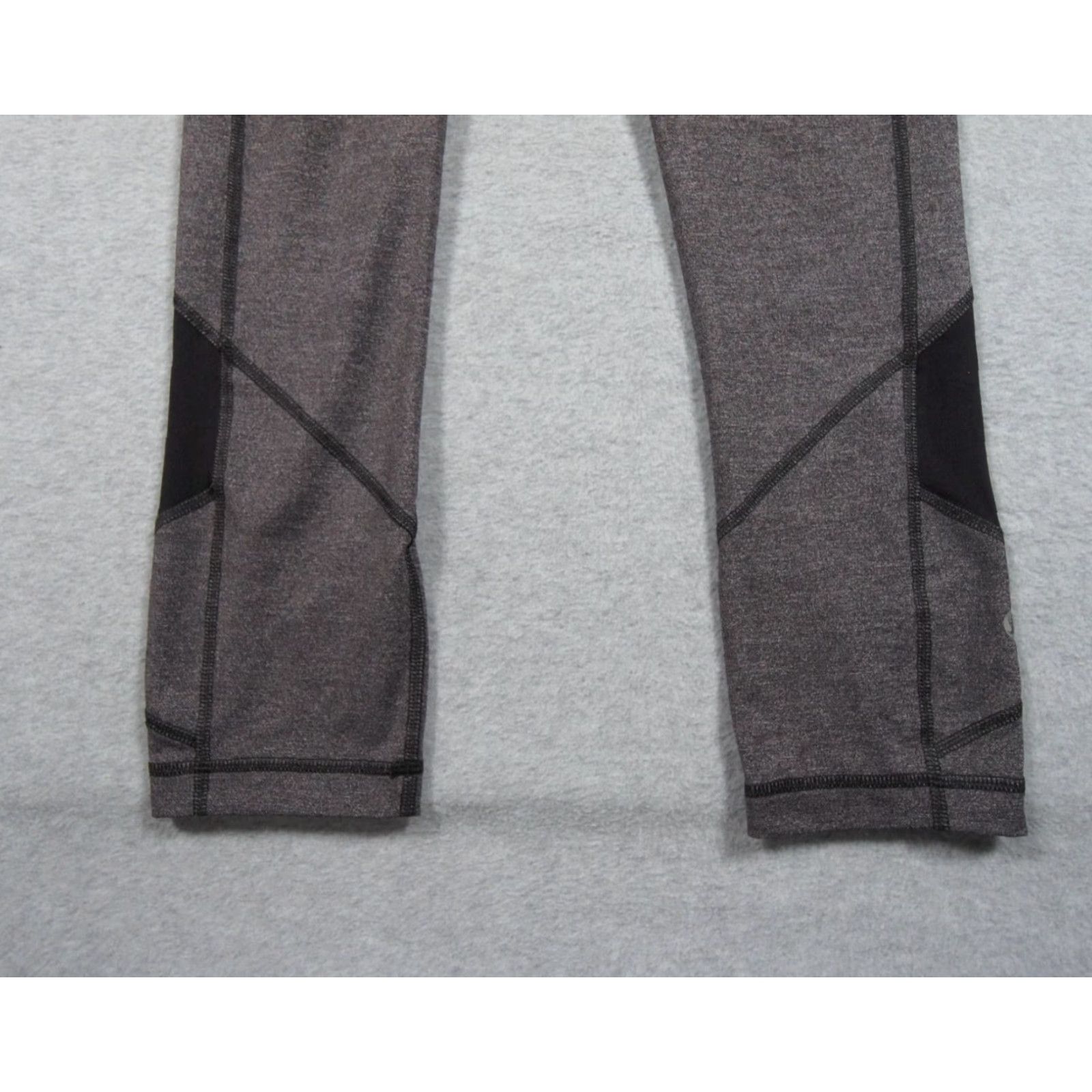 Lululemon Lululemon Leggings Womens 4 Gray Cropped Pace Rival Yoga Gym Activewear Size 27" / US 4 / IT 40 - 3 Thumbnail