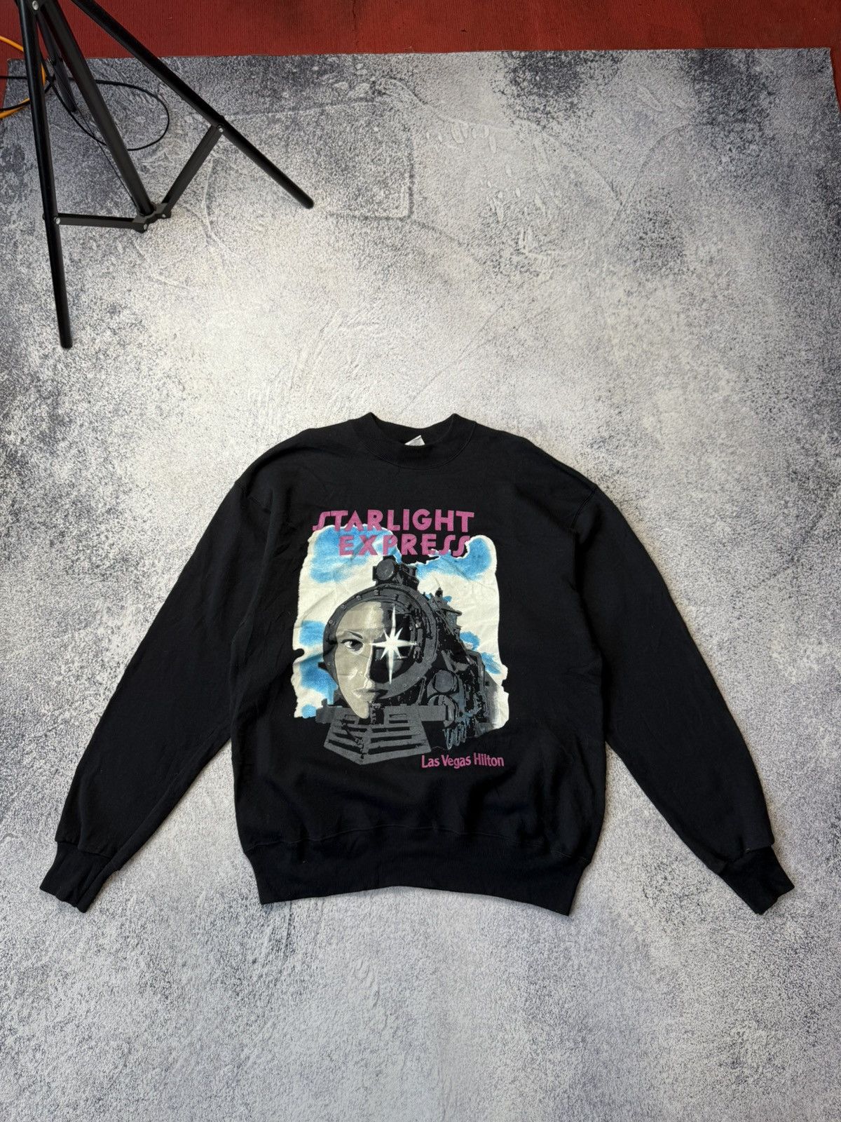 Vintage Vintage Starlight Express Las Vegas Hilton Sweatshirt – 80s Size US L / EU 52-54 / 3 - 1 Thumbnail