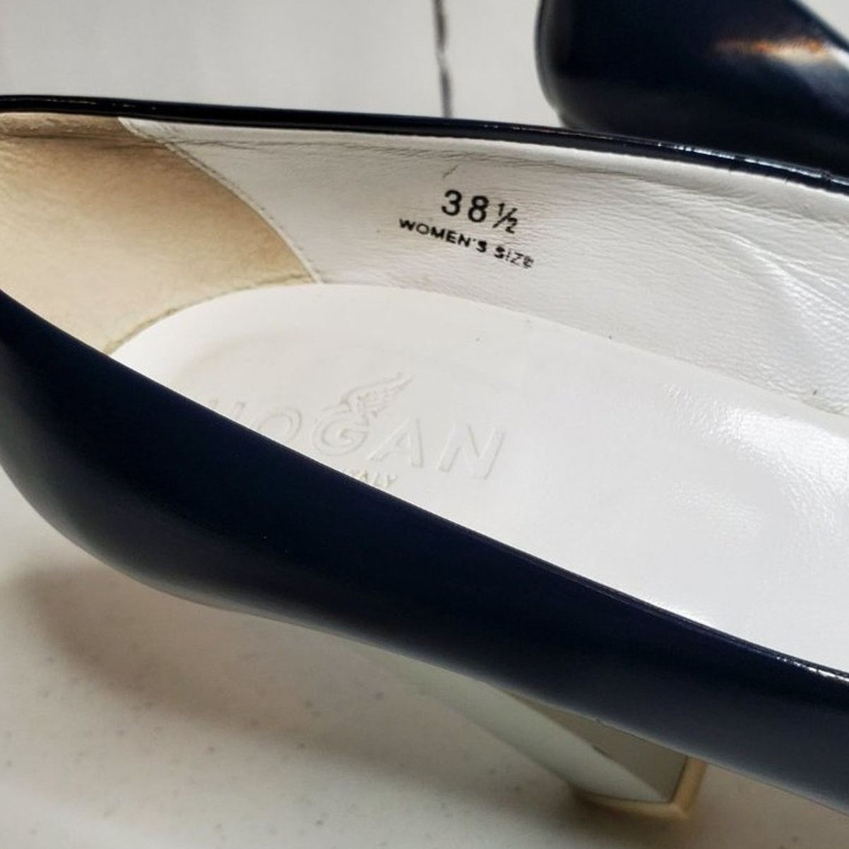 Hogan Vintage Hogan Patent Leather Sneaker Platform Heels 38.5 Size US 8 / IT 38 - 4 Thumbnail