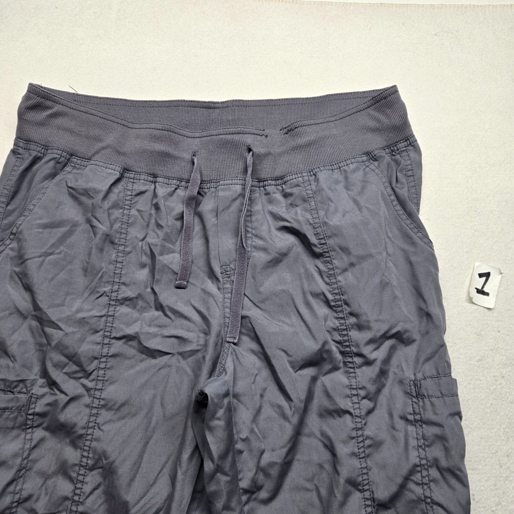 J Brand Peaches Gray Scrub Pants Solid Pockets Adult Large Women L - Pants, Scrub, Medical, Gray, Peaches, Women, Large Size US 33 - 2 Thumbnail