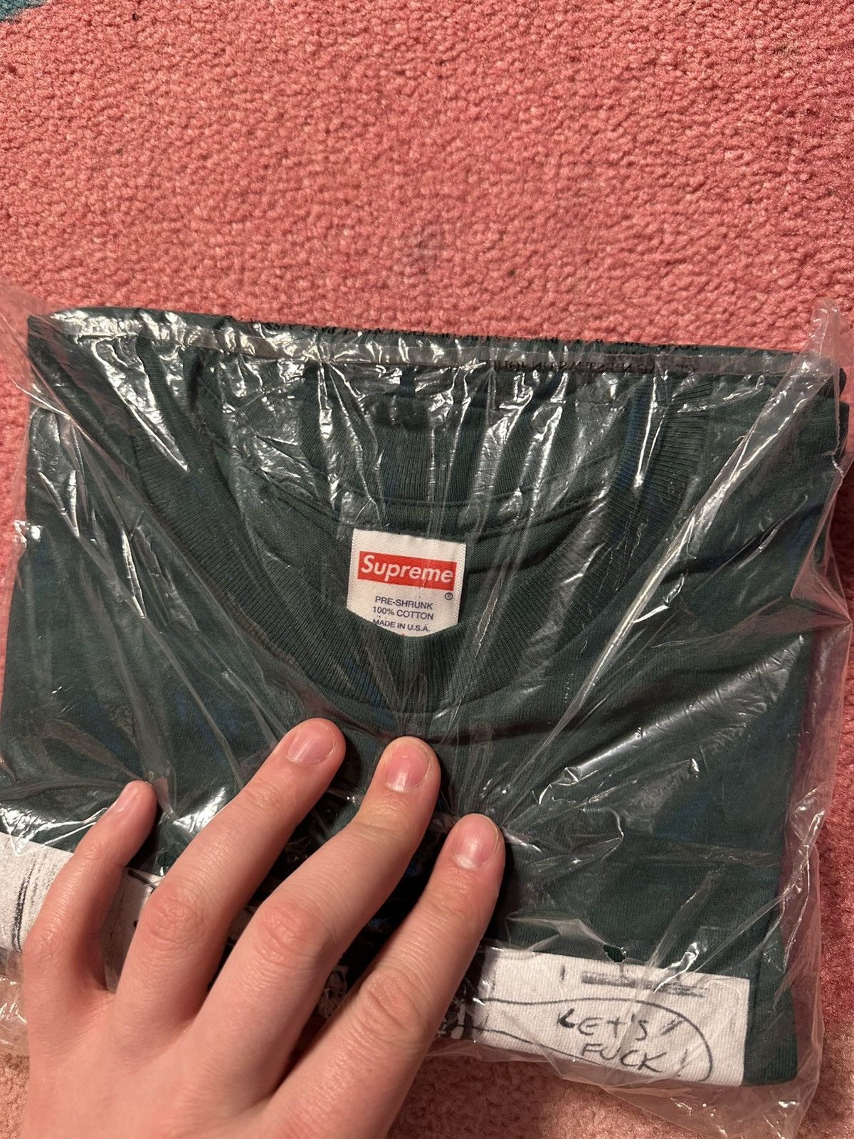 Supreme Supreme Mike Kelley Hiding from Indians Tee Dark Green Size US M / EU 48-50 / 2 - 3 Thumbnail