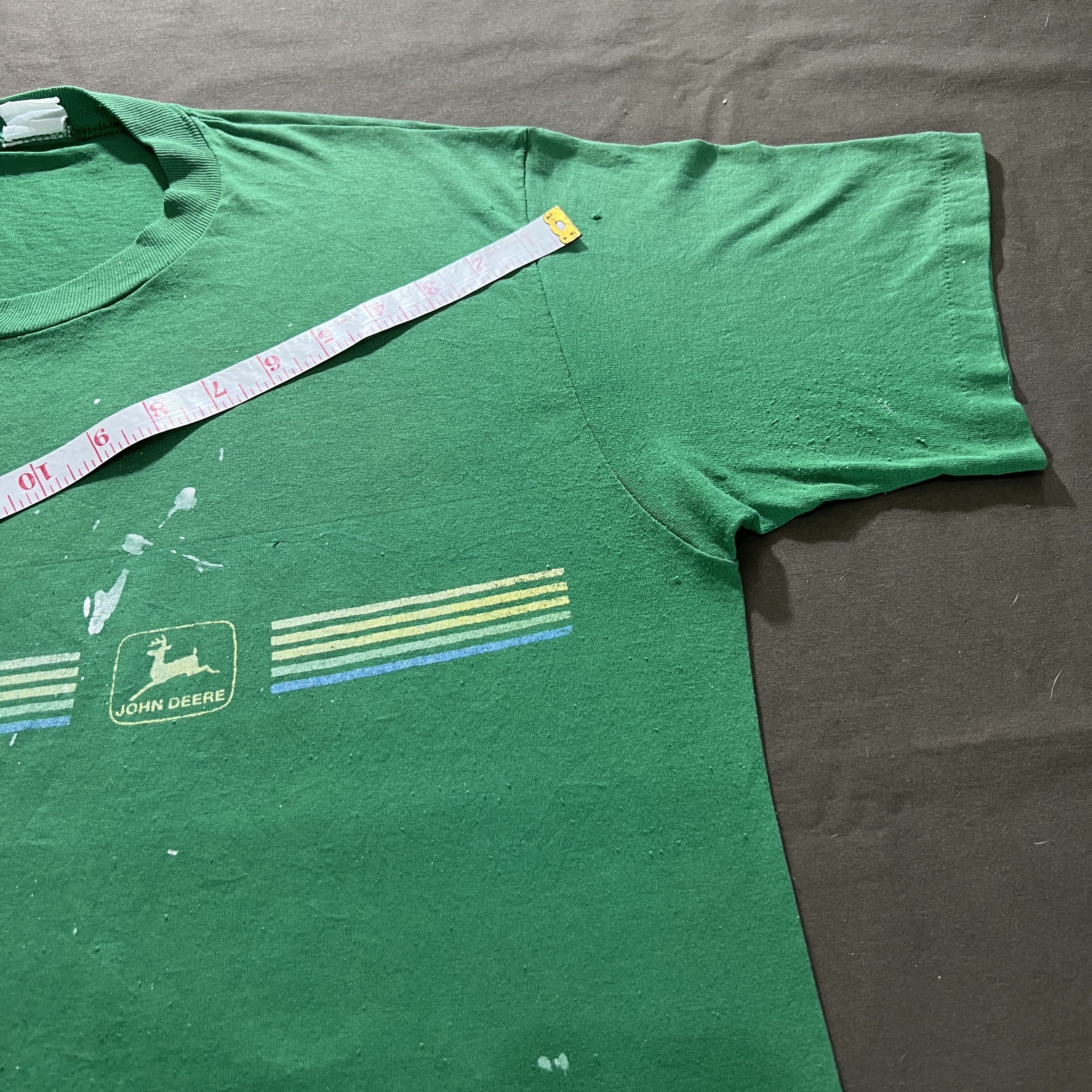 John Deere × Vintage Rare Vintage 90s John Deere Promo Tee XL Faded Thrashed Size US XL / EU 56 / 4 - 8 Thumbnail
