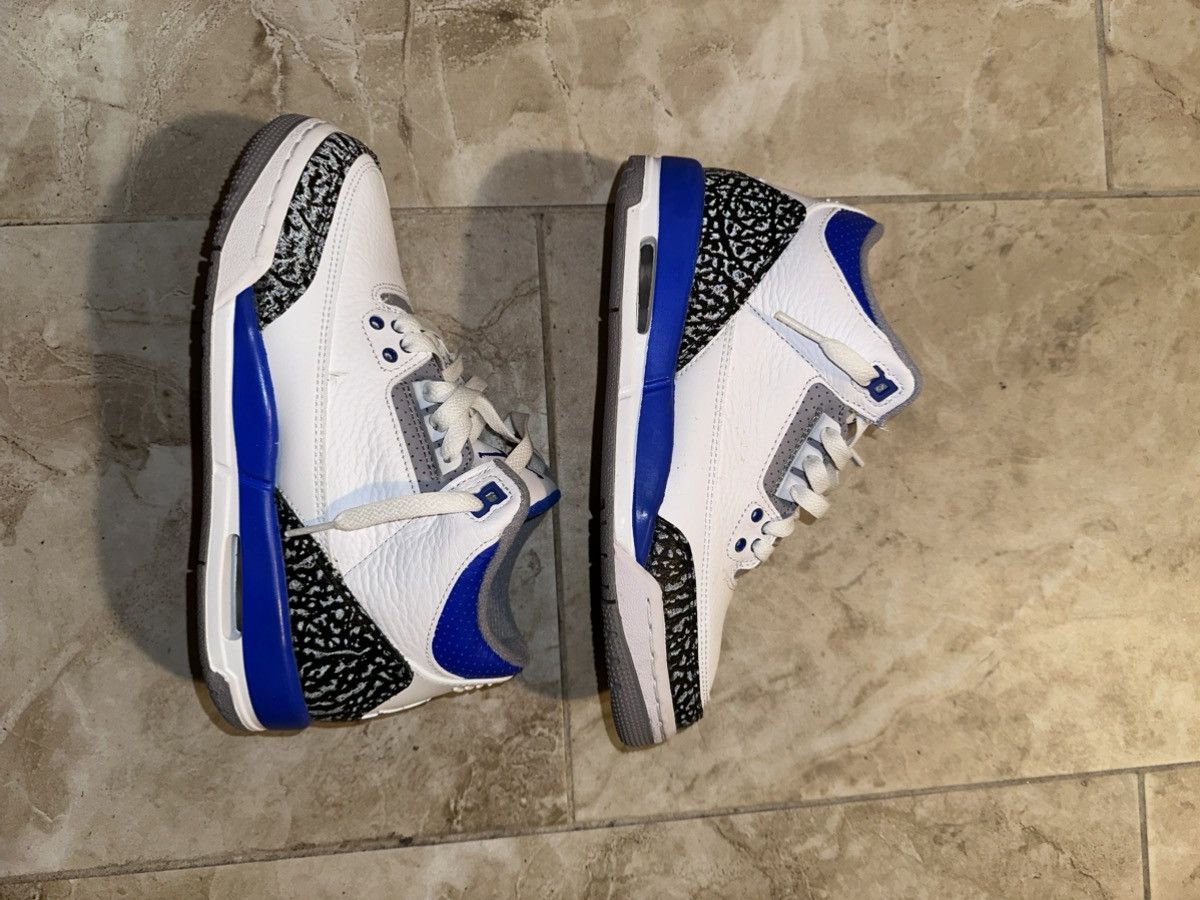 Jordan Brand × Nike Air Jordan 3 ‘Racer Blue’ Size US 5 / EU 37 - 4 Thumbnail