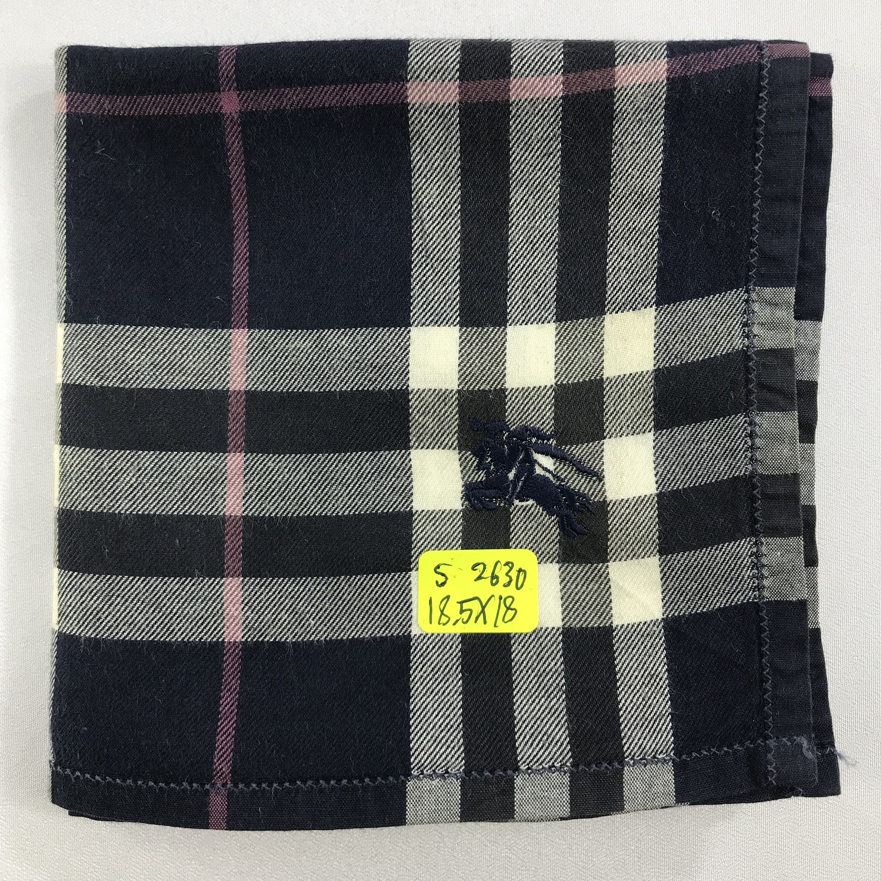 Burberry × Vintage Burberry Bandana / Handkerchief / Neckerchief - S2630 Size ONE SIZE - 5 Thumbnail