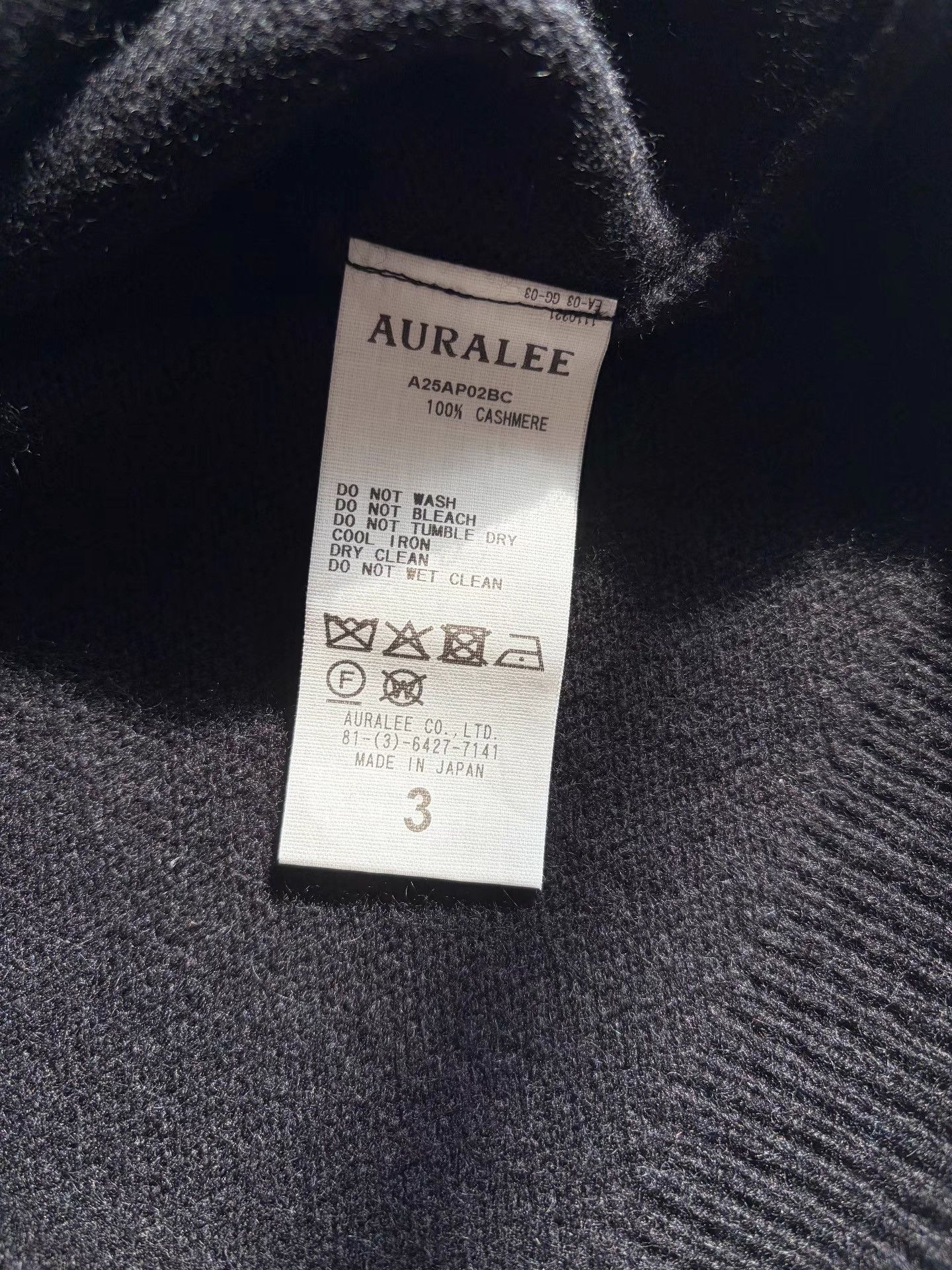 Auralee auralee Japanese-Made 25aw Ultra-Fine Cashmere Sweater K33 Size US L / EU 52-54 / 3 - 8 Thumbnail