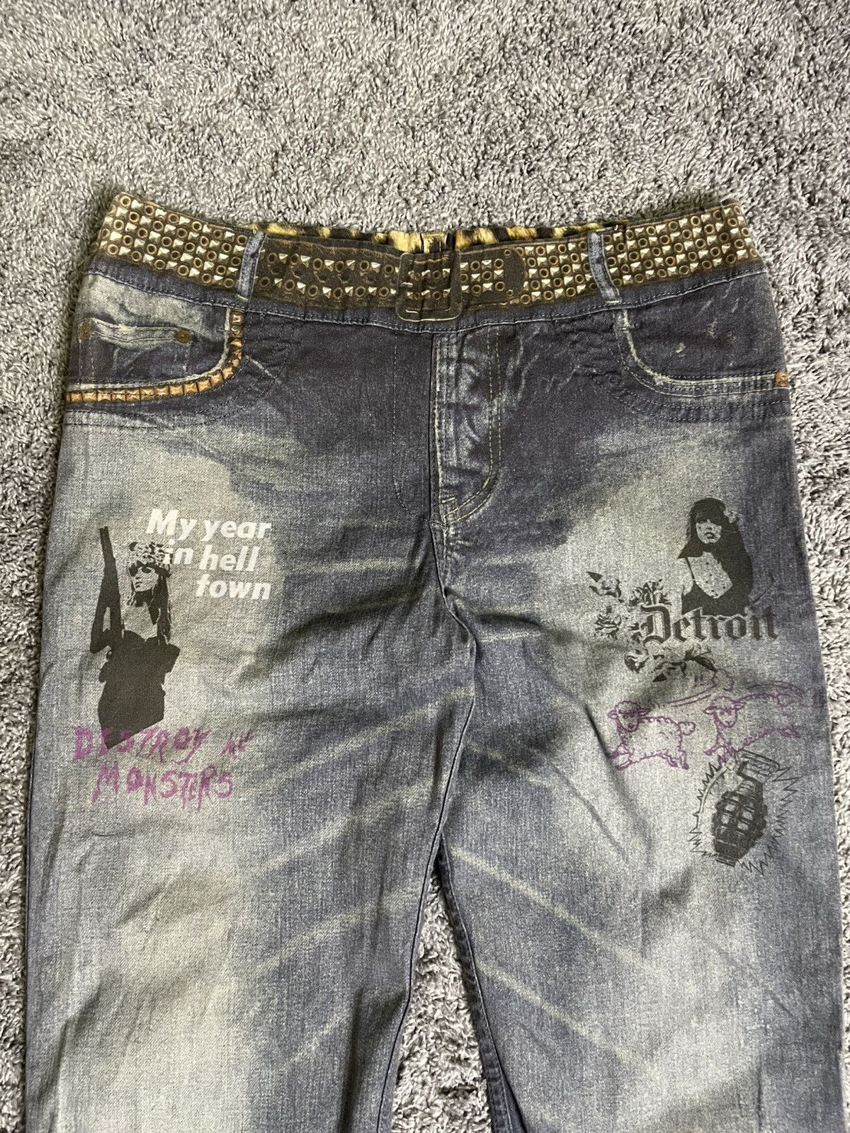 Hysteric Glamour Reversible Punk/Leopard Hysteric Glamour Pant Size 26" / US 2 / IT 38 - 3 Thumbnail