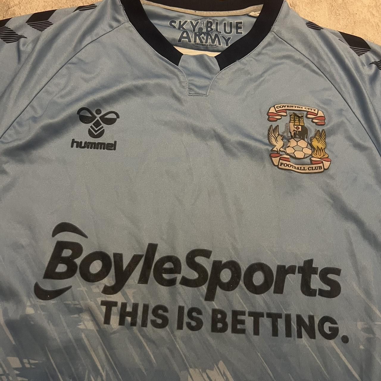 Hummel 2020-21 Coventry City Hummel Shirt Home Premier Size US M / EU 48-50 / 2 - 2 Thumbnail