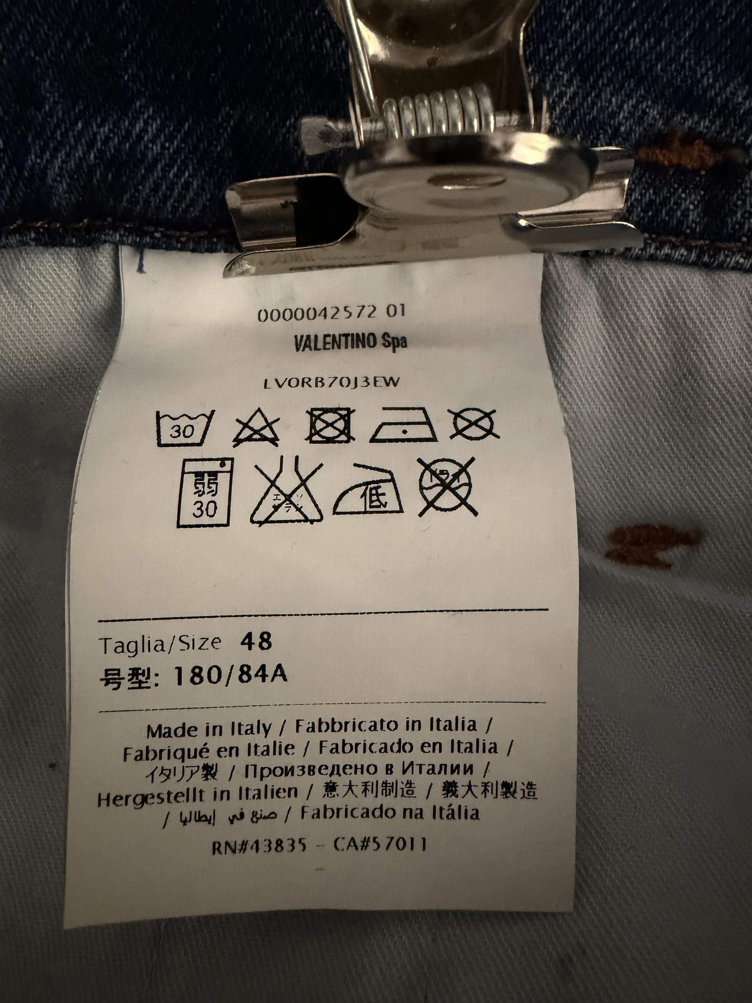 Valentino Valentino Mainline Paneled Drawstring Jeans Size US 32 / EU 48 - 9 Thumbnail