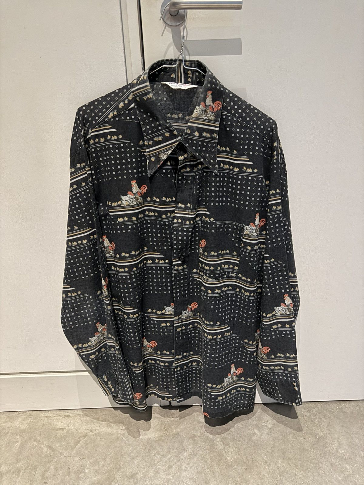 Wrangler Very fun vintage shirt with chicken print graphic Size US XL / EU 56 / 4 - 1 Thumbnail