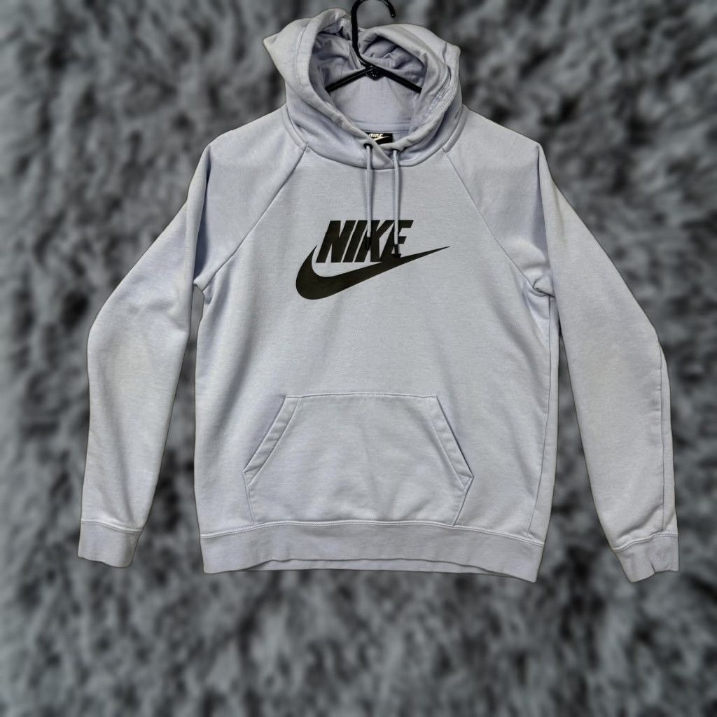 Nike Nike Hoodie Mens M Powder Blue Pullover Fleece Big Logo Sweatshirt Athleisure Size US M / EU 48-50 / 2 - 1 Thumbnail