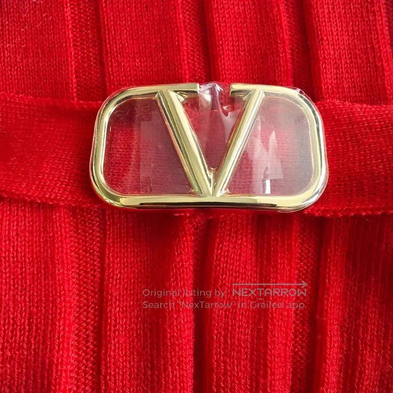 Valentino Valentino Belt logo knitted sweater Size S / US 4 / IT 40 - 6 Thumbnail
