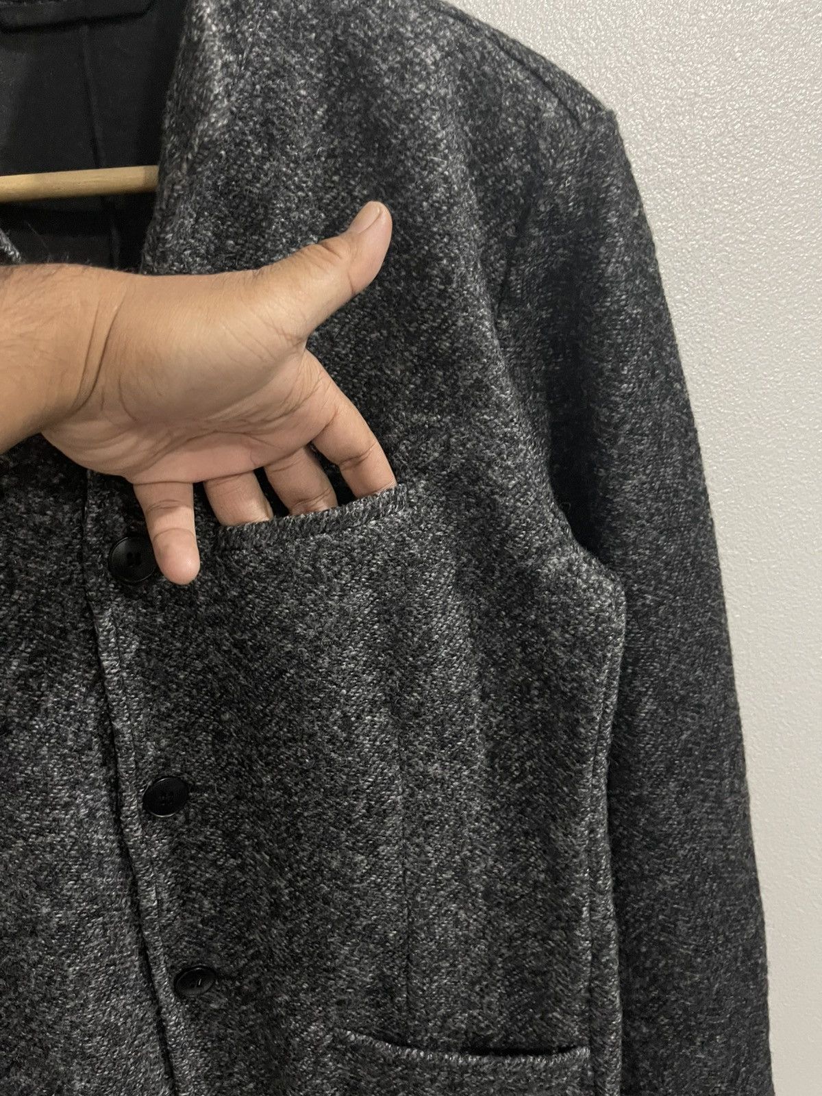 agnes b. Vintage Agnes.B Button Wool Jacket Size US S / EU 44-46 / 1 - 5 Thumbnail