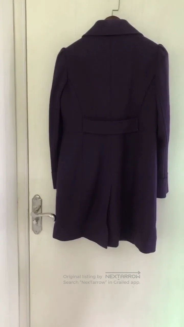Valentino Valentino Purple wool coat Size M / US 6-8 / IT 42-44 - 1 Thumbnail