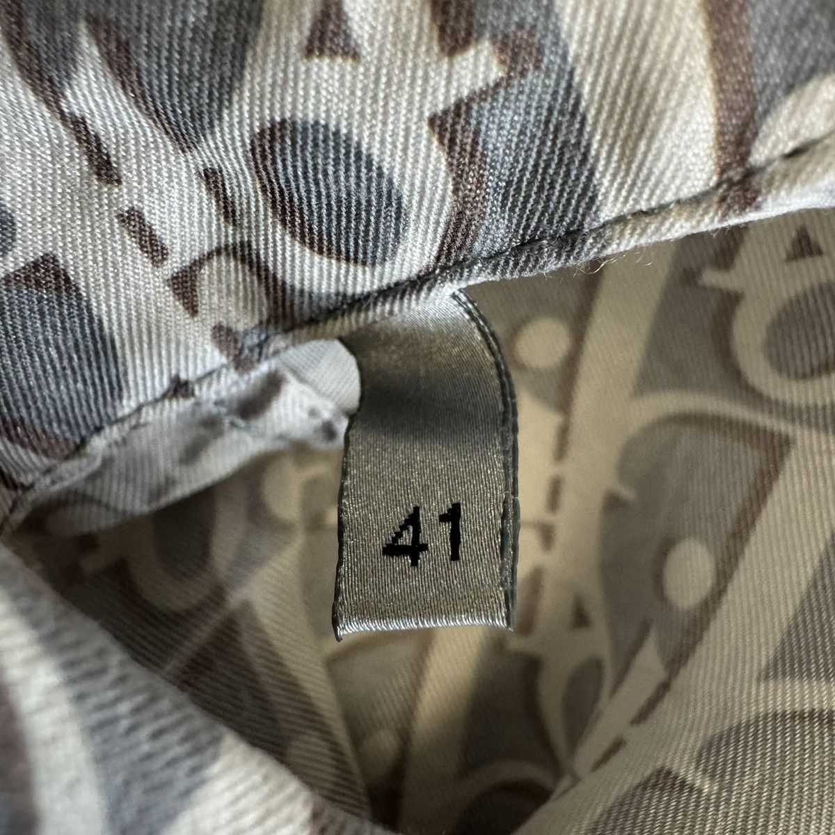 Dior Dior Oblique Silk Shirt Grey/White Size US L / EU 52-54 / 3 - 5 Thumbnail