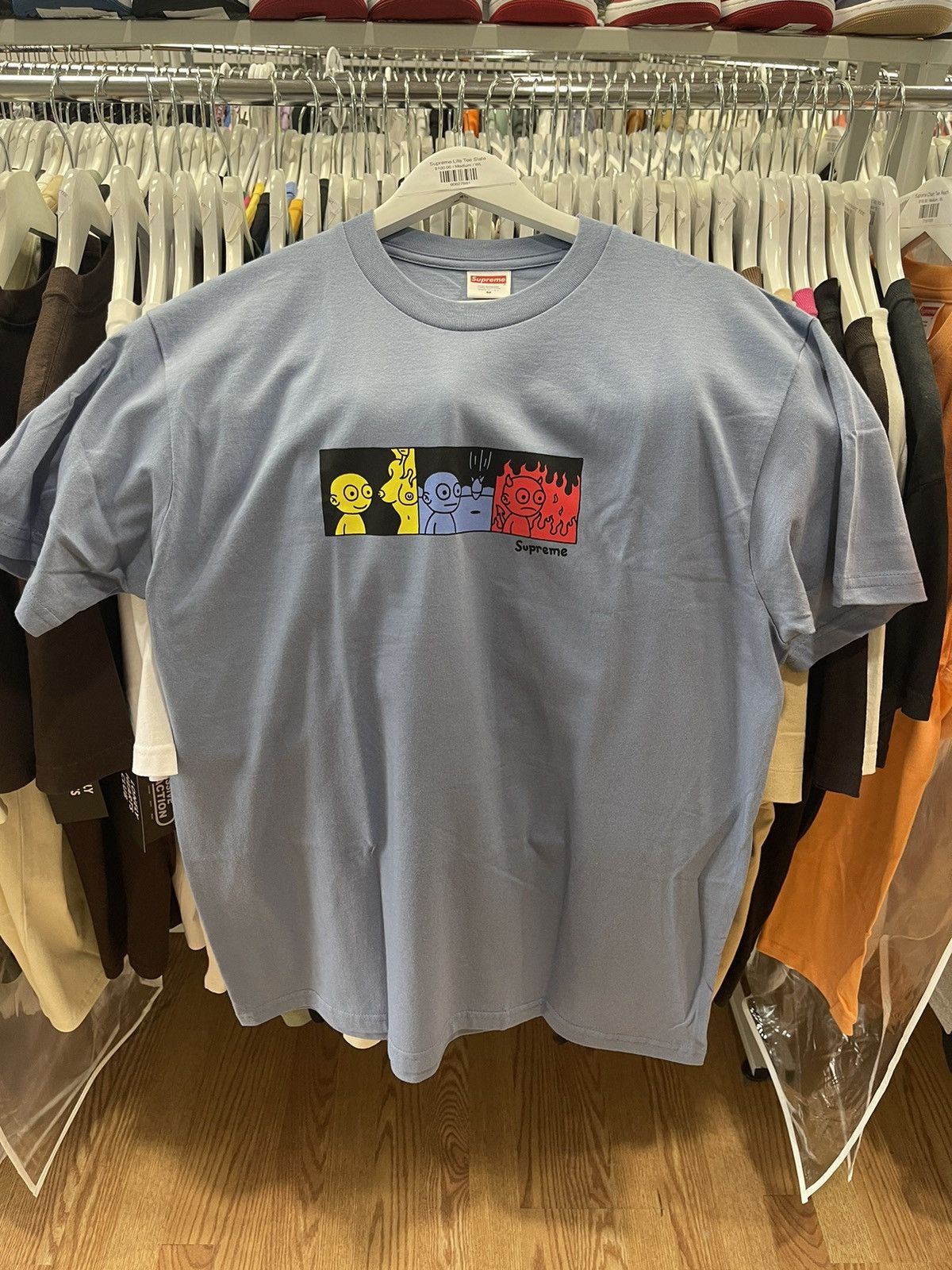 image of Supreme Tee Life Slate, Men's (Size Medium)