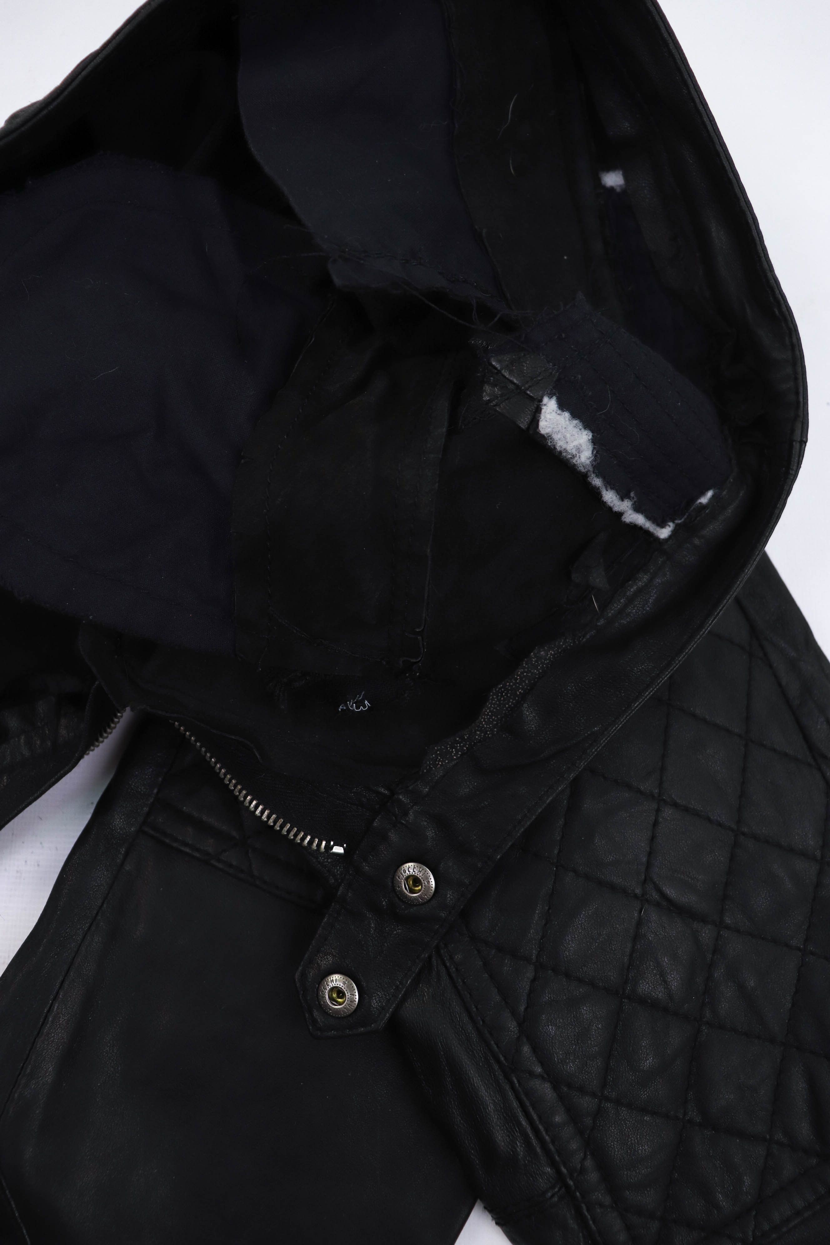 John Galliano Vintage Galliano 2000s Black Leather Zip Biker Pants Size 30" / US 8 / IT 44 - 22 Thumbnail