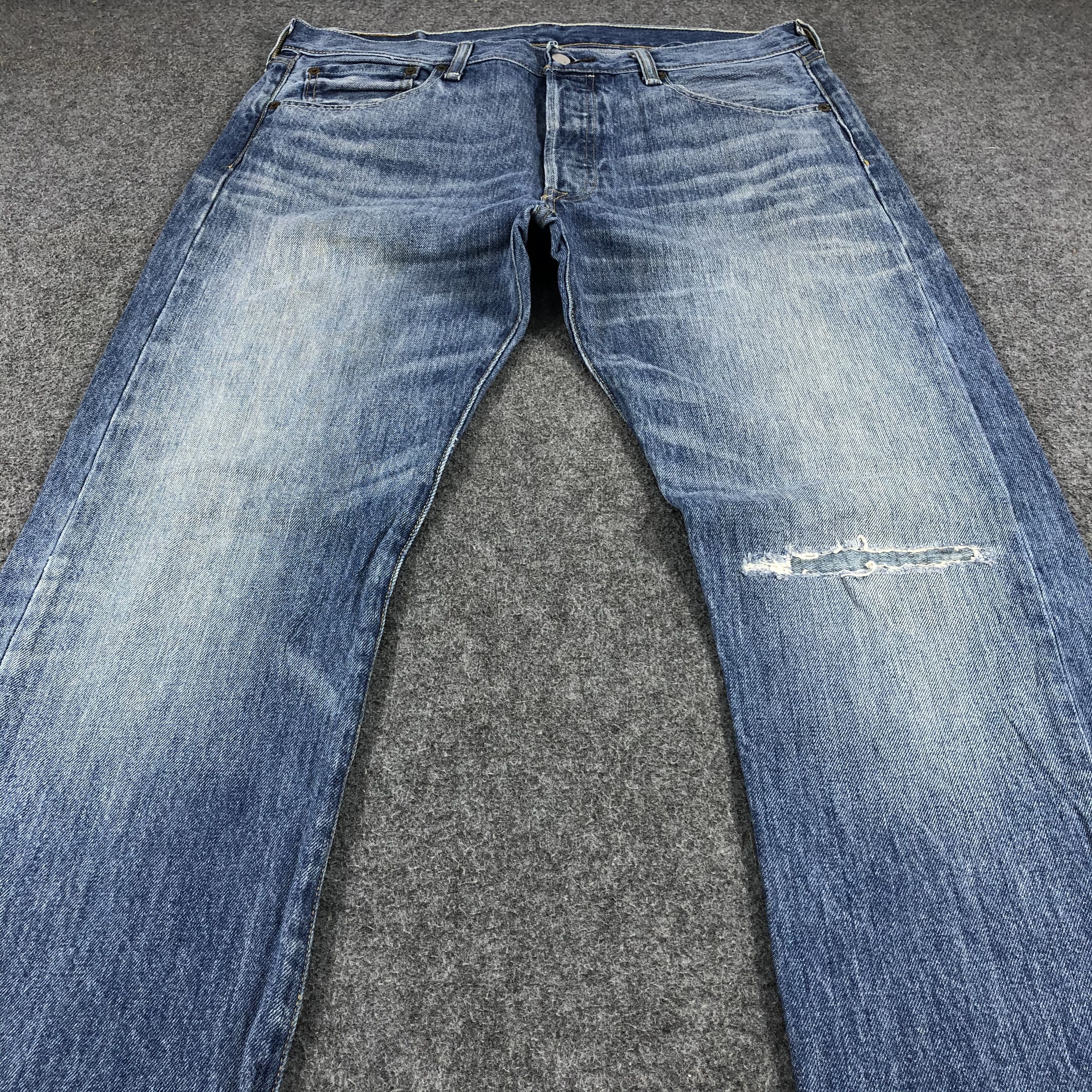 Levi's × Vintage Vintage Light Wash Levis 501 Jeans-JM992 Size US 35 - 3 Thumbnail