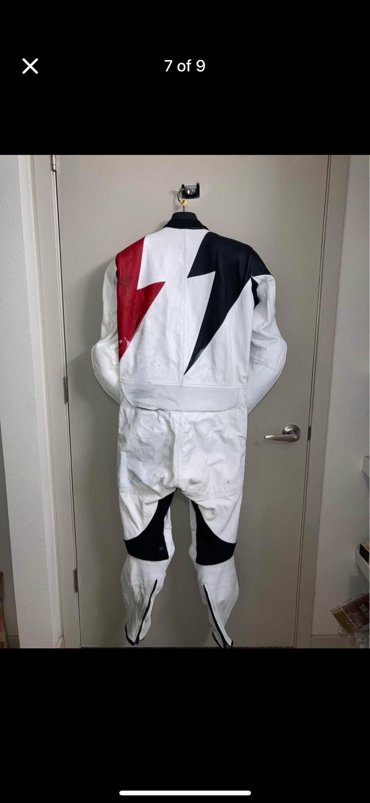 Vintage AGVSPORT Italian Leather Racing Suit – Size 54 EU / 44 US Size US 44 / EU 60 - 2 Thumbnail