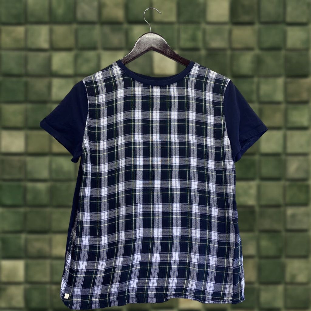 Ralph Lauren Lauren Ralph Lauren Womens Green Plaid Short Sleeve T Shirt Size M-7208 Size M / US 6-8 / IT 42-44 - 1 Thumbnail