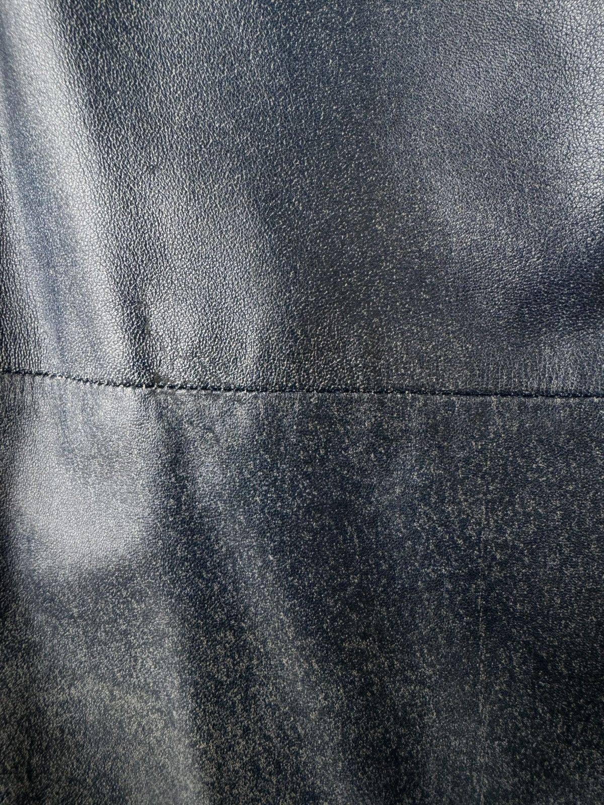 Ruffo Research Ruffo Research AW00 Trompe-L'Oeil Denim Leather Jeans Size 24" / US 00 / IT 34 - 9 Thumbnail