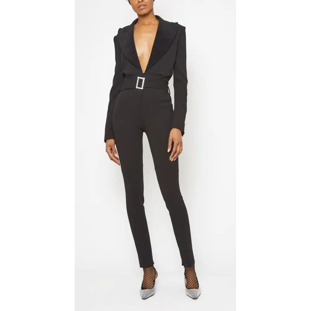 Tom Ford o1sndg0825 TU0191 Jumpsuit in Black Size 27" / US 4 / IT 40 - 1 Thumbnail